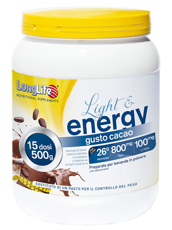 LONGLIFE LIGHT & ENERGY CACAO 500 G - pharmaluna