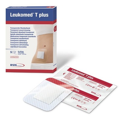 LEUKOMED T PLUS MEDICAZIONE POST-OPERATORIA TRASPARENTE IMPERMEABILE 10X25 CM - pharmaluna