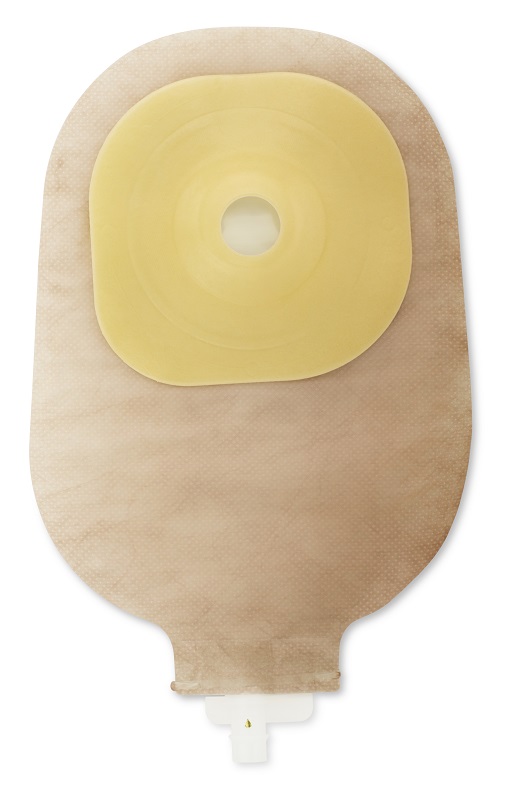 SACCA UROSTOMIA CONVESSA BARRIERA PROTETTIVA AUTOPORTANTE TRASPARENTE 25MM MIDI 350ML TNT IDROREPELLENTE 10 PEZZI+1 ADATTATORE+10 TAPPINI ESTERNI DI SICUREZZA - pharmaluna