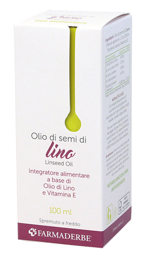 OLIO ALIMENTARE LINO SEMI 100 ML - pharmaluna