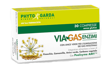 VIAGAS ENZIMI 30 COMPRESSE - pharmaluna