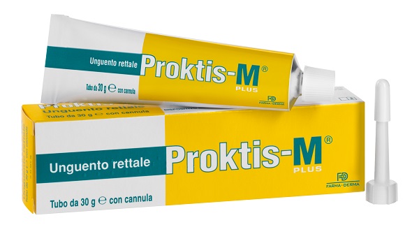 UNGUENTO RETTALE PROKTIS/M PLUS 30G CON CANNULA - pharmaluna