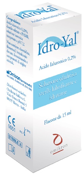 SOLUZIONE LUBRIFICANTE IDRO YAL 15 ML PER LENTI A CONTATTO - pharmaluna