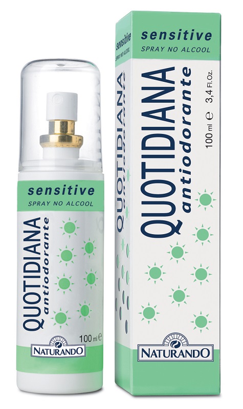 QUOTIDIANA ANTIODORANTE SPRAY SENSITIVE 100 ML - pharmaluna