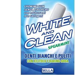 WHITE AND CLEAN CHEWING GUM 28 - pharmaluna