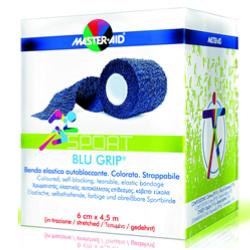 BENDA ELASTICA AUTOBLOCCANTE MASTER-AID BLUGRIP 6X4,5 - pharmaluna