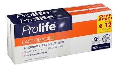 PROLIFE LACTOBACILLI DUE CONFEZIONI DA 7 FLACONCINI DA 8 ML - pharmaluna