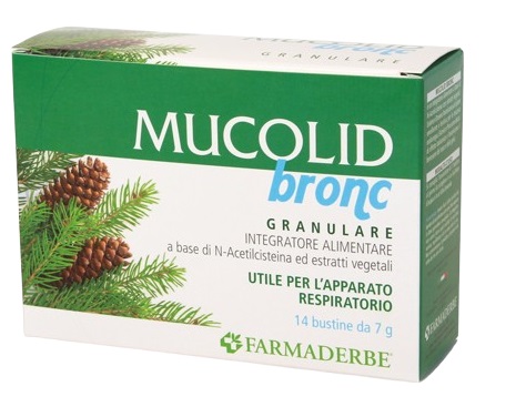 MUCOLID BRONC GRANULI 14 BUSTINE DA 7 G - pharmaluna