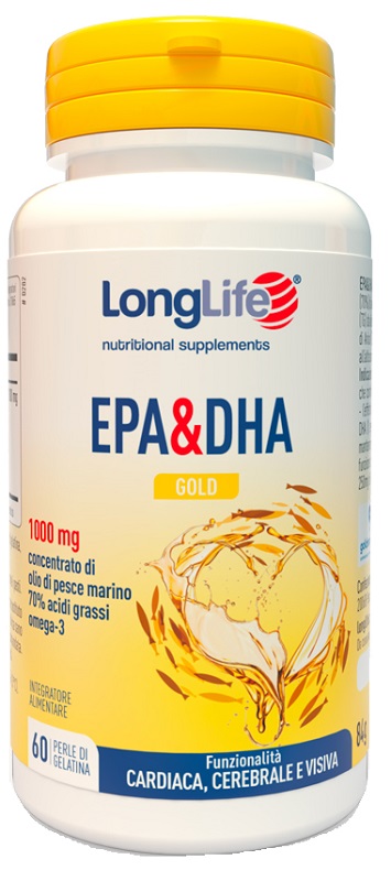LONGLIFE EPA DHA GOLD 60 PERLE - pharmaluna