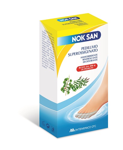 NOK SAN PEDILUVIO SUPEROSSIGENATO 400 G - pharmaluna