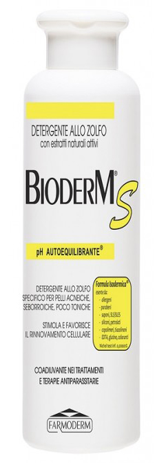 BIODERM S ANTIACNE ANTISEBO 250 ML - pharmaluna