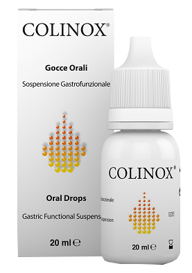 COLINOX SOSPENSIONE GASTROFUNZIONALE GOCCE OROSOLUBILI TRATTAMENTO METEORISMO AEROFAGIA COLICHE GASSOSE 20 ML - pharmaluna