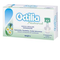 OCTILIA NATURAL GOCCE OCCHI IRRITATI E ARROSSATI 10 FLACONCINI MONODOSE 0,5 ML - pharmaluna