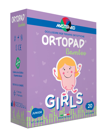 CEROTTO OCULARE PER ORTOTTICA ORTOPAD GIRLS M 5,4X7,6 20 PEZZI - pharmaluna