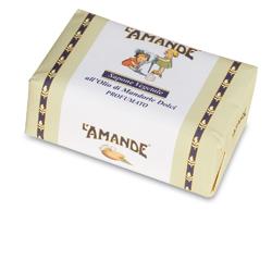 L'AMANDE MARSEILLE SAPONE VEGETALE OLIO MANDORLE DOLCI 200 G - pharmaluna