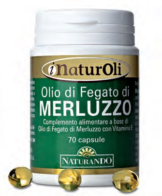 I NATUROLI OLIO DI FEGATO DI MERLUZZO 70 CAPSULE - pharmaluna