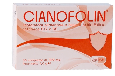 CIANOFOLIN 30 COMPRESSE GASTROPROTETTE 9 G - pharmaluna