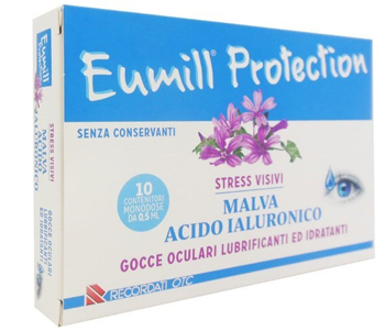 EUMILL PROTECTION GOCCE OCULARI 10 FLACONCINI MONODOSE 0,5 ML - pharmaluna
