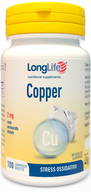 LONGLIFE COPPER 2 MG 100 COMPRESSE - pharmaluna