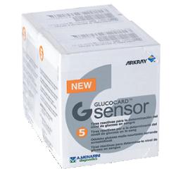 STRISCE MISURAZIONE GLICEMIA GLUCOCARD G SENSOR 10 PEZZI - pharmaluna
