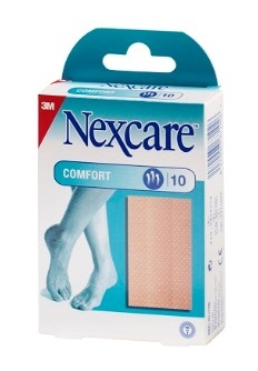 CEROTTO NEXCARE COMFORT IN STRISCIA 6X10CM 10 PEZZI - pharmaluna