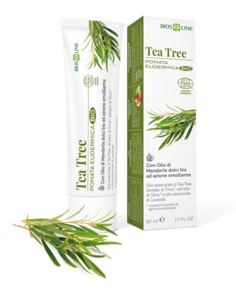 BIOSLINE TEA TREE POMATA EUDERMICA CERT ECOCERT 50 ML - pharmaluna