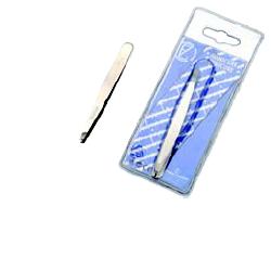 PINZETTA DEPILAT INOX PU OBL - pharmaluna