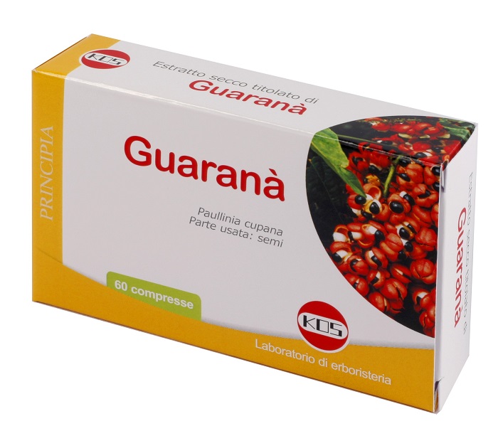 GUARANA' ESTRATTO SECCO 60 COMPRESSE - pharmaluna