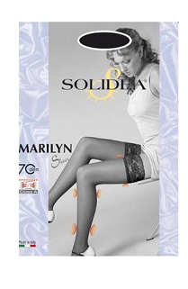 MARILYN 70 SHEER CALZA AUTOREGGENTE NERO 3 - pharmaluna