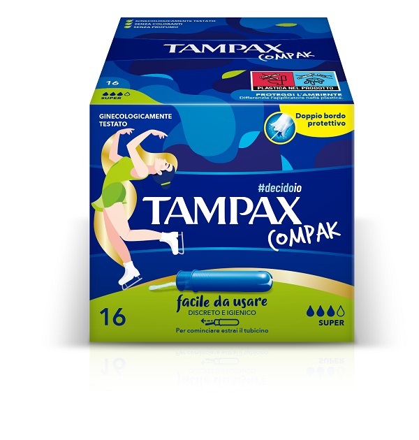 TAMPAX COMPAK SUPER 16 PEZZI - pharmaluna