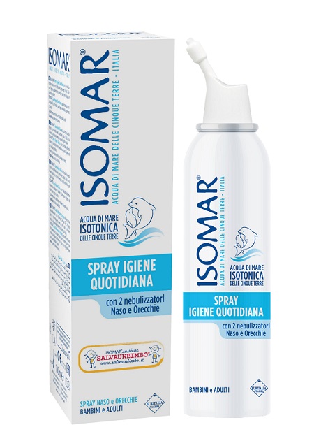SOLUZIONE ACQUA DI MARE ISOMAR SPRAY IGIENE QUOTIDIANA 100 ML - pharmaluna