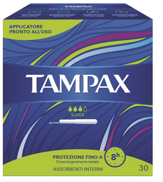 TAMPAX BLUE BOX SUPER 30 PEZZI - pharmaluna