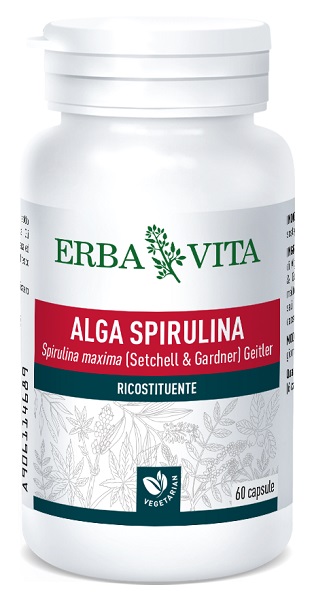 ALGA SPIRULINA 60 CAPSULE 450 MG - pharmaluna