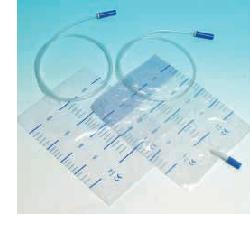 SACCA RACCOLTA URINA DA LETTO IN PVC NON STERILE VOLUME 2 LITRI TUBO LUNGHEZZA 90 CM 30 PEZZI - pharmaluna