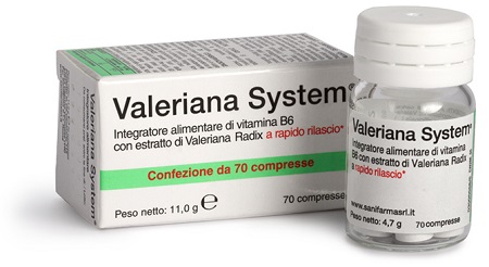 VALERIANA SYSTEM 70 COMPRESSE - pharmaluna