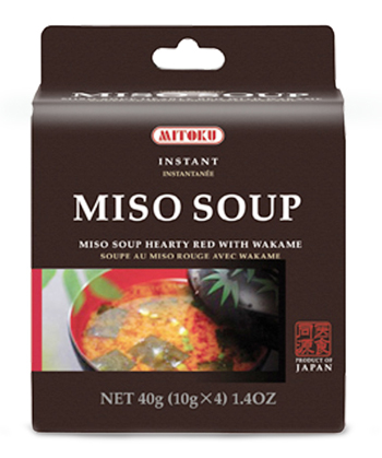 MITOKU ZUPPA DI MISO ISTANTANEA ALLE ALGHE 4 BUSTINE DA 10 G L'UNA - pharmaluna