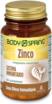 BODY SPRING ZINCO 60 COMPRESSE - pharmaluna