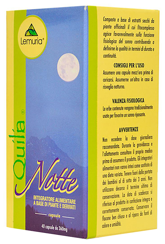 QUILIA NOTTE 40 CAPSULE - pharmaluna