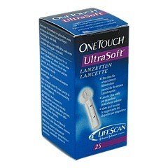 LANCETTE PUNGIDITO ONETOUCH ULTRASOFT 25 PEZZI - pharmaluna