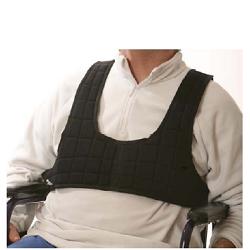 CINTURA PETTORALE PER CARROZZELLA MODELLO COMPLETO DI BRETELLAGGIO VERTICALE IN COTONE 100%. CINTURA DI SOSTEGNO E ANTISCIVOLAMENTO PER PAZIENTI COSTRETTI ALLA CARROZZELLA - pharmaluna