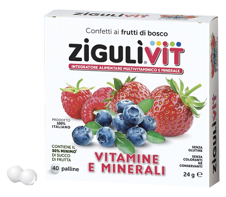 ZIGULI VIT FRUTTIBOSCO 40 CONFETTI - pharmaluna