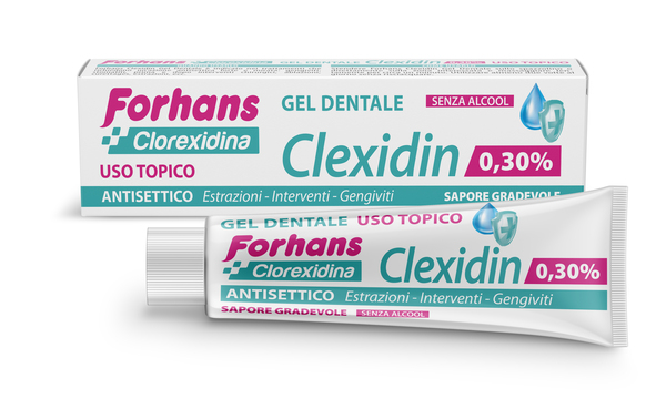 FORHANS CLEXIDIN COLLUTORIO IN GEL ALLA CLOREXIDINA 0,30% 30 - pharmaluna