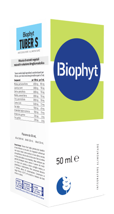BIOPHYT TUBER S 50 ML SOLUZIONE IDROALCOLICA - pharmaluna