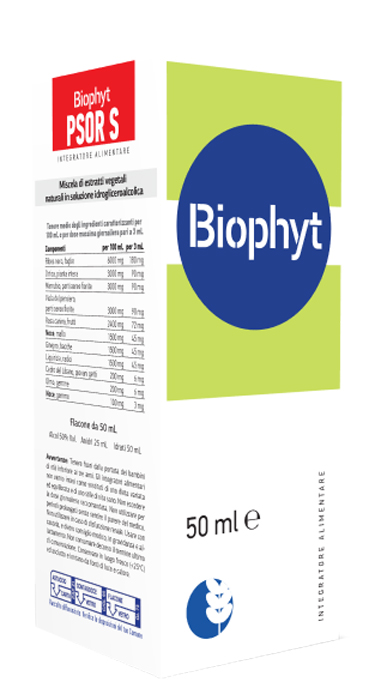 BIOPHYT PSOR S 50 ML SOLUZIONE IDROALCOLICA - pharmaluna
