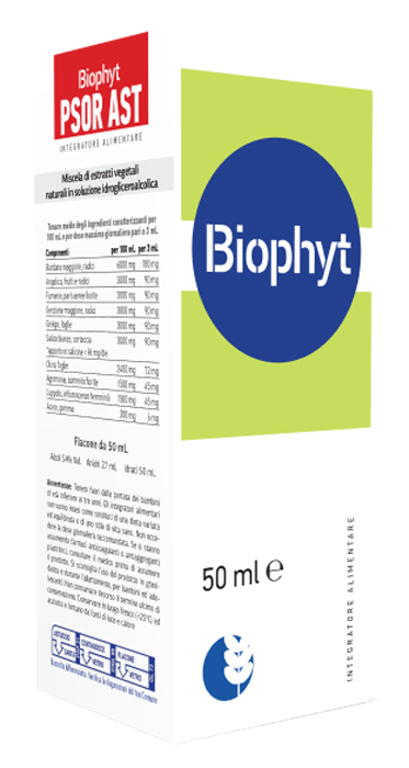 BIOPHYT PSOR AST 50 ML SOLUZIONE IDROALCOLICA - pharmaluna
