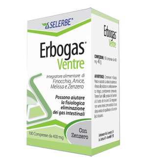 ERBOGAS VENTRE 100 COMPRESSE - pharmaluna