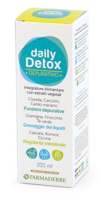 DAILY DETOX SOLUZIONE ORALE 200 ML - pharmaluna
