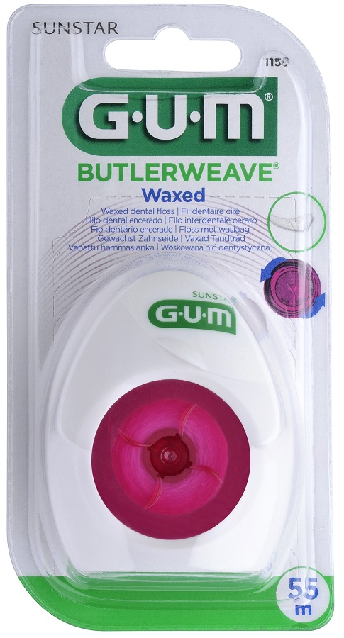 GUM BUTLERWEAVE FILO INTERDENTALE CERATO - pharmaluna