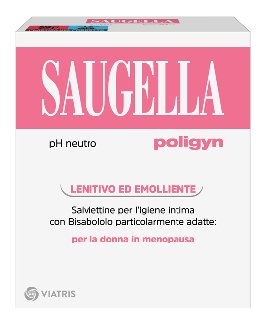 SAUGELLA SALVIETTINE POLIGYN PER 10 BUSTINE - pharmaluna