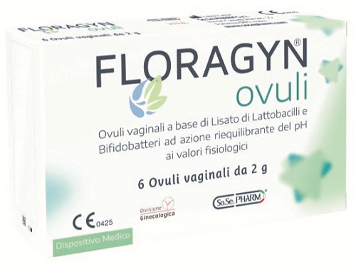 OVULI VAGINALI A BASE DI LATTOBACILLI LISATI FLORAGYN OVULI 2 G 6 PEZZI - pharmaluna